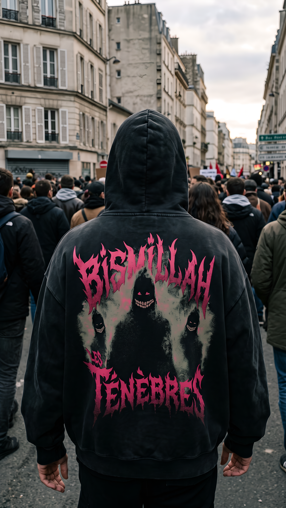 BISMILLAH LES TÉNÈBRES — Le hoodie PUNKY PINK