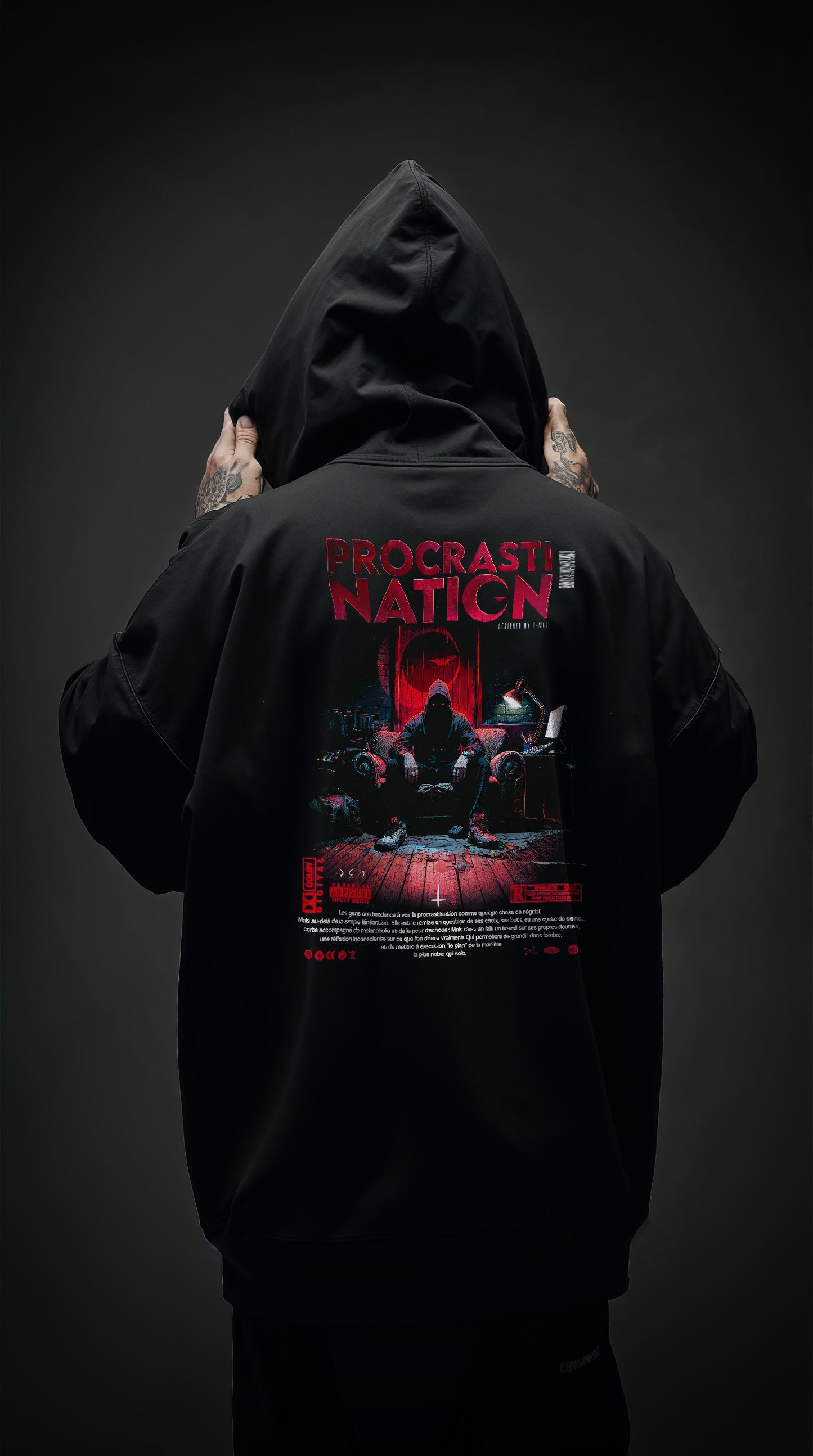 PROCRASTINATION - EPIC HOODIE (vintage)
