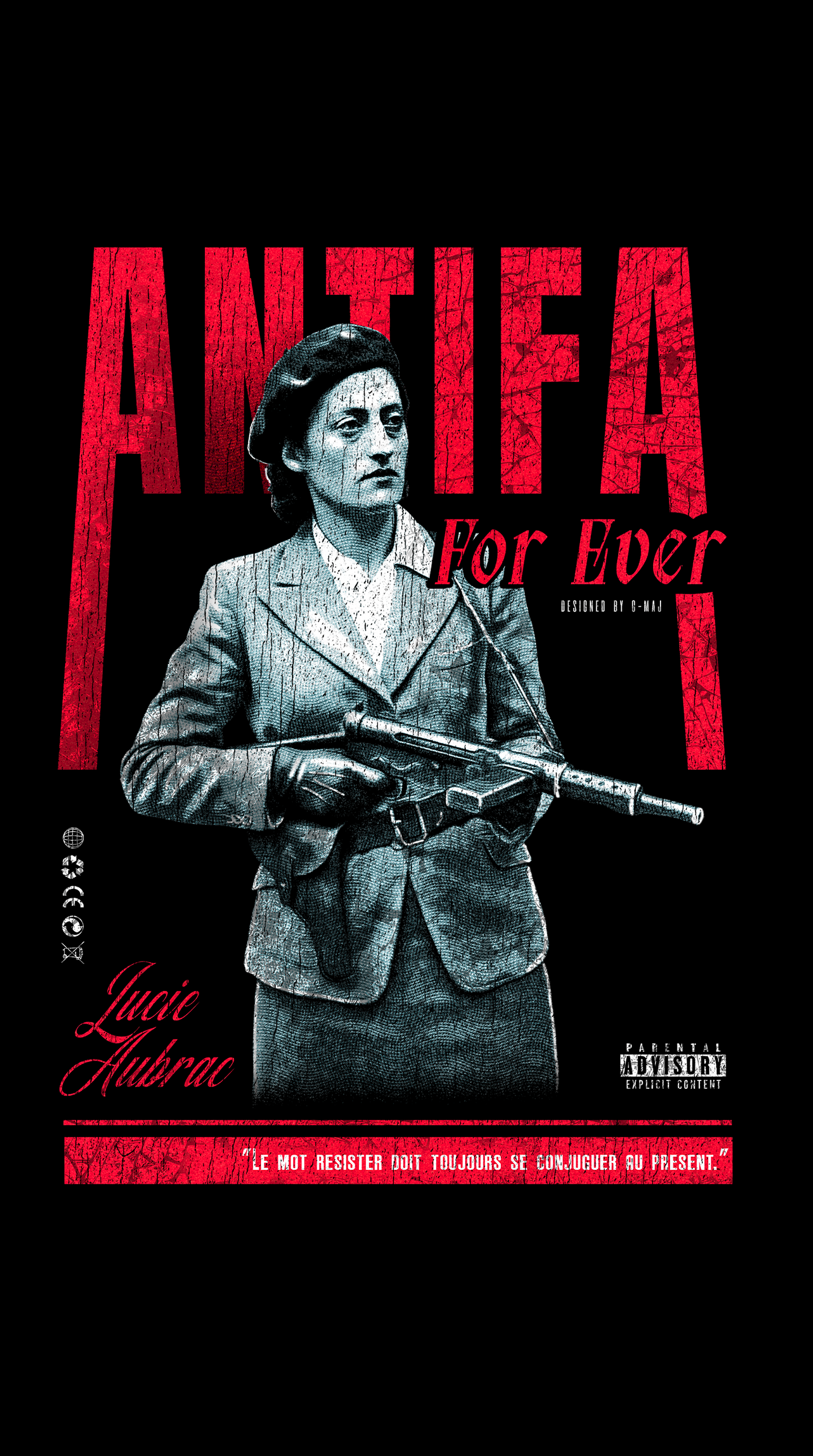 ANTIFA T-shirt NOIR